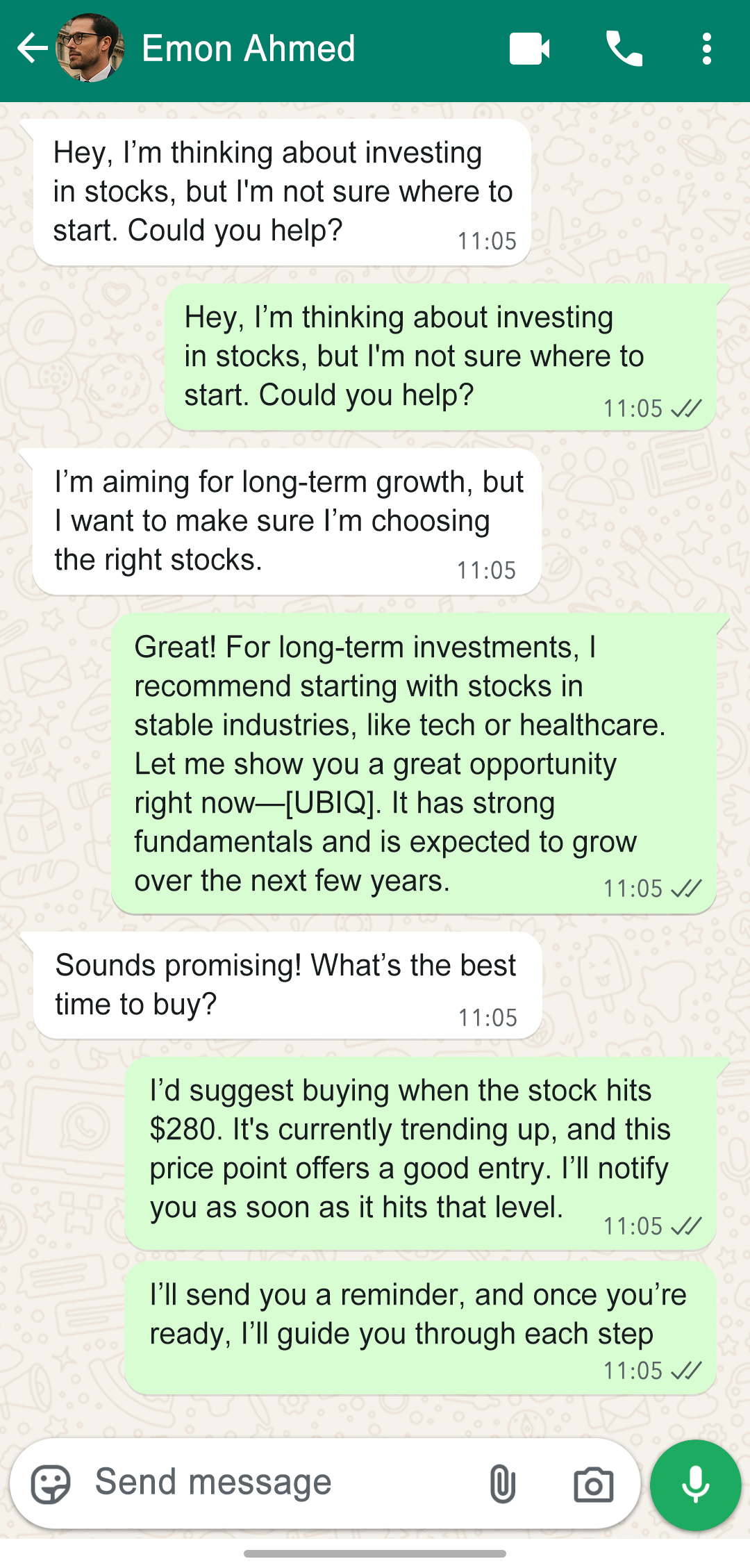 Chat Screenshot